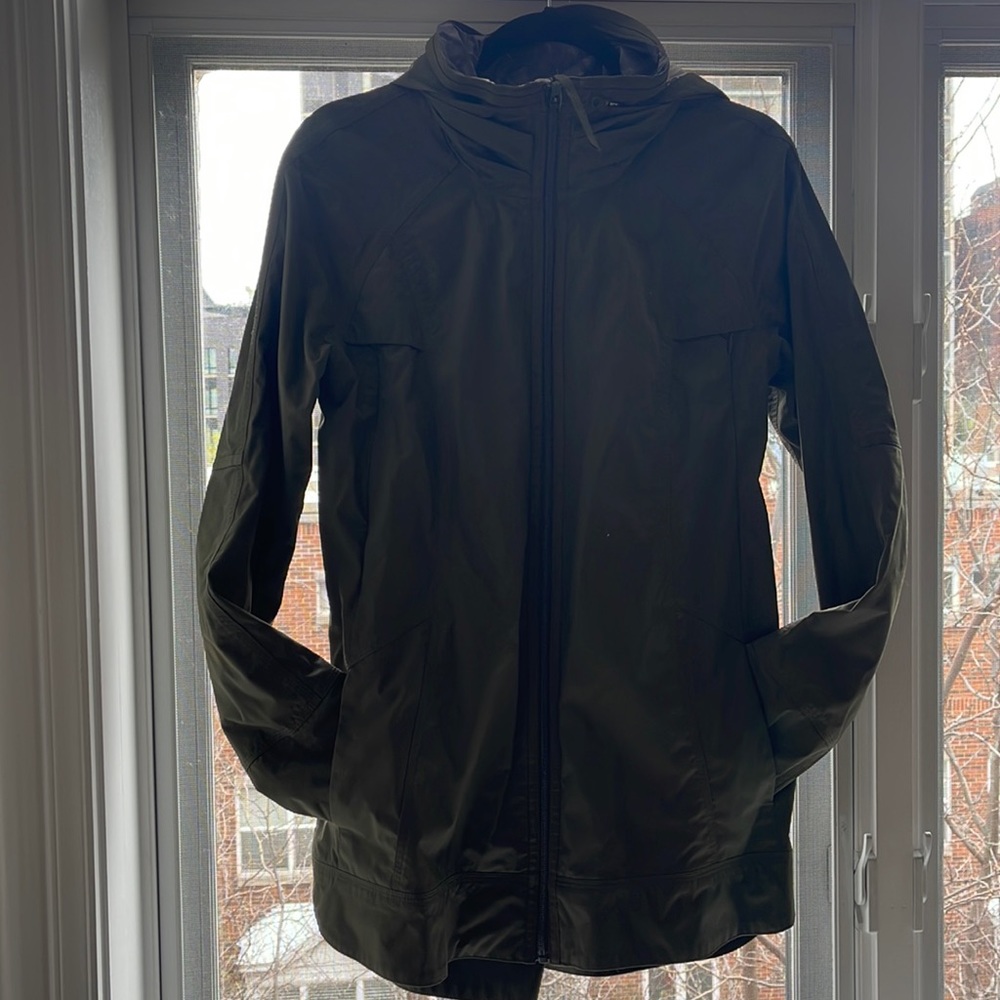 Lululemon Green Rain Jacket